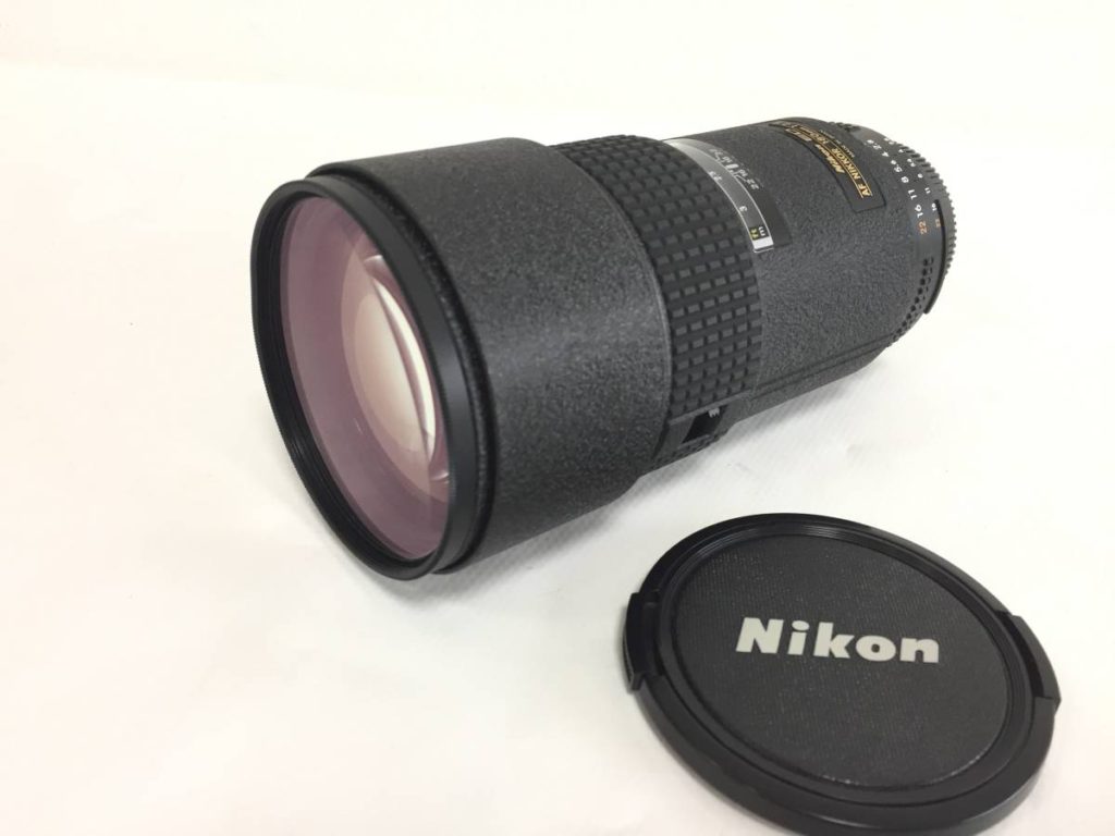 美品 Nikon ニコン ED/AF NIKKOR 180mm 1:2.8 レンズ ニッコール ブラック