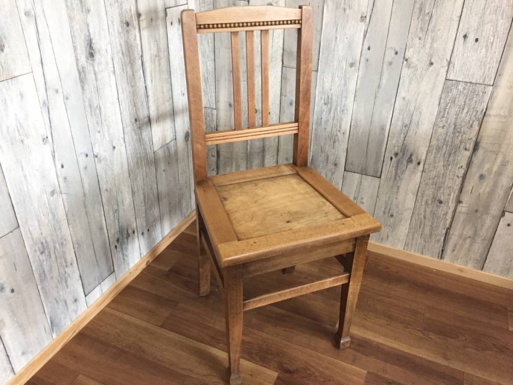 フランス アンティーク チャーチチェア 椅子 木製